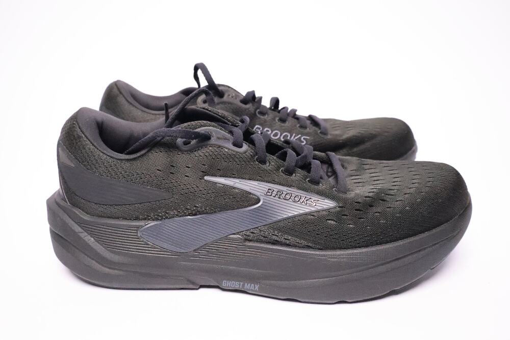 Brooks Ghost Max 3 Black Ebony Running Shoes 1104641D020 Mens SZ 9.5 d #217